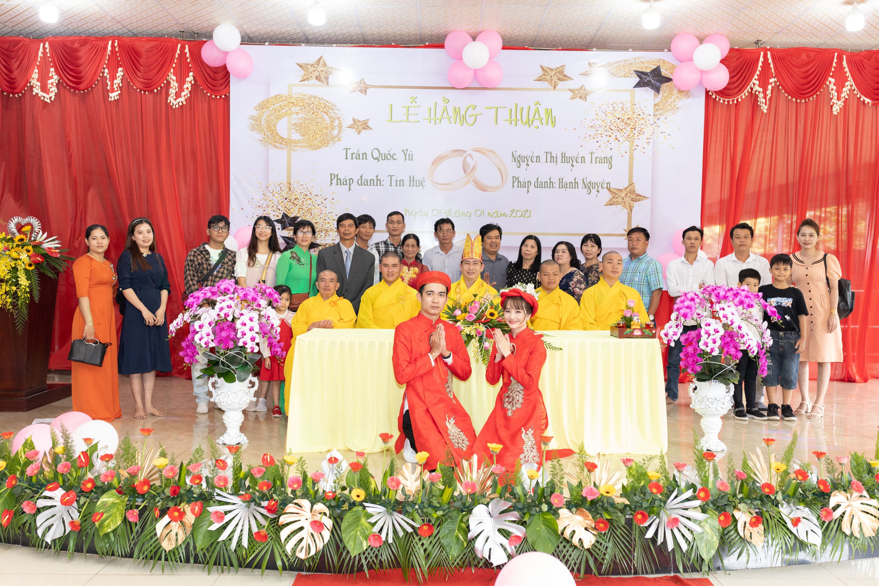 Đồng Nai: Lễ Hằng thuận tại Chùa Huyền Trang