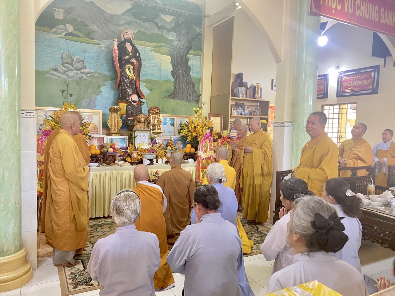 Bến Tre: Chùa Long Phước trang nghiêm tổ chức lễ hiệp kỵ Chư vị tổ sư khai sơn tạo tự
