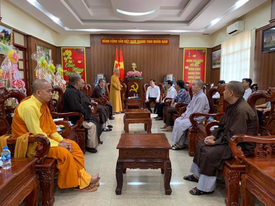 Đồng Nai: Phật giáo TP. Biên Hòa chúc Tết lãnh đạo các cơ quan Ban ngành trong tỉnh