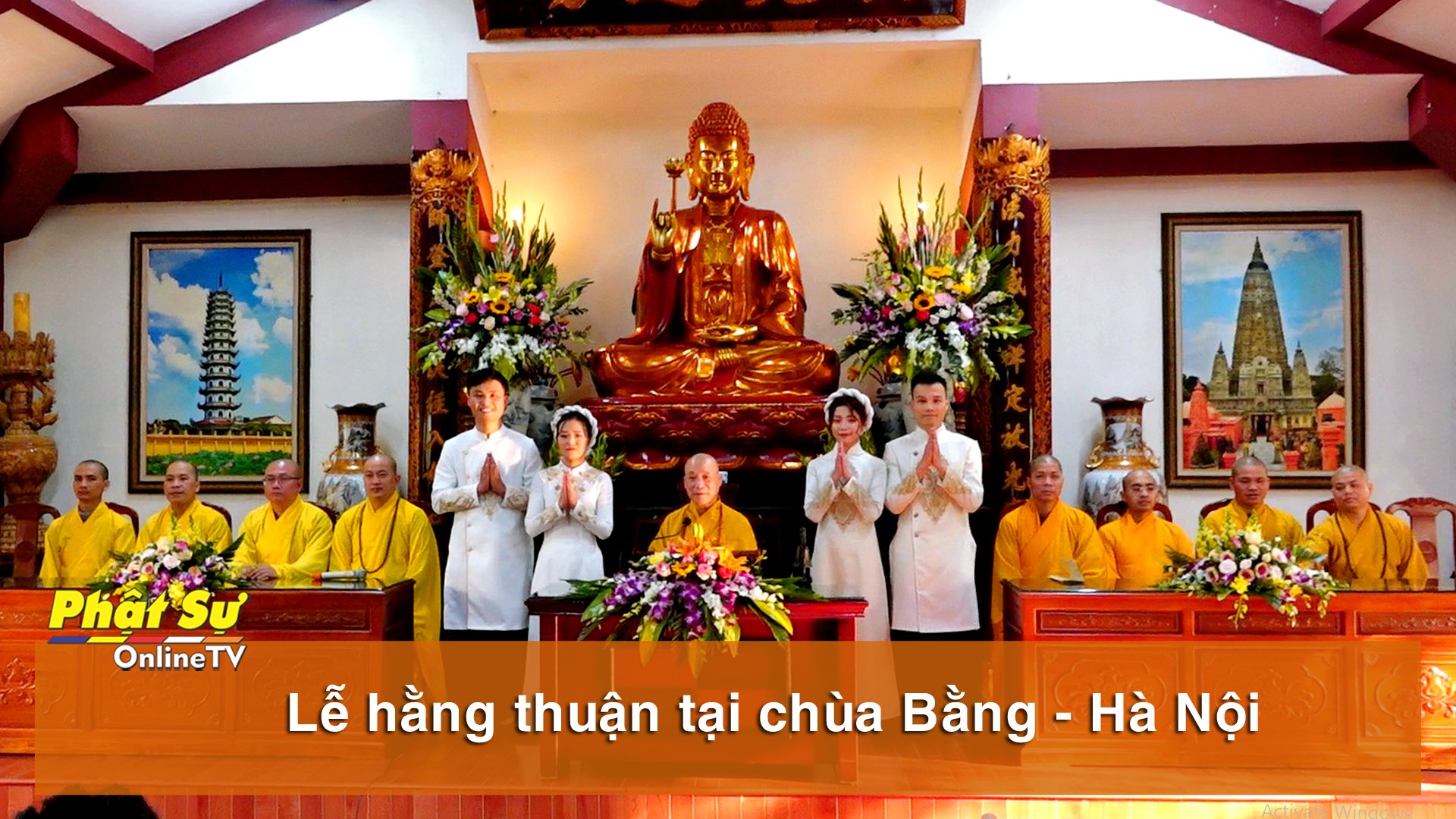 [Video] Hà Nội: Lễ Hằng thuận tại chùa Bằng (Linh Tiên Tự)