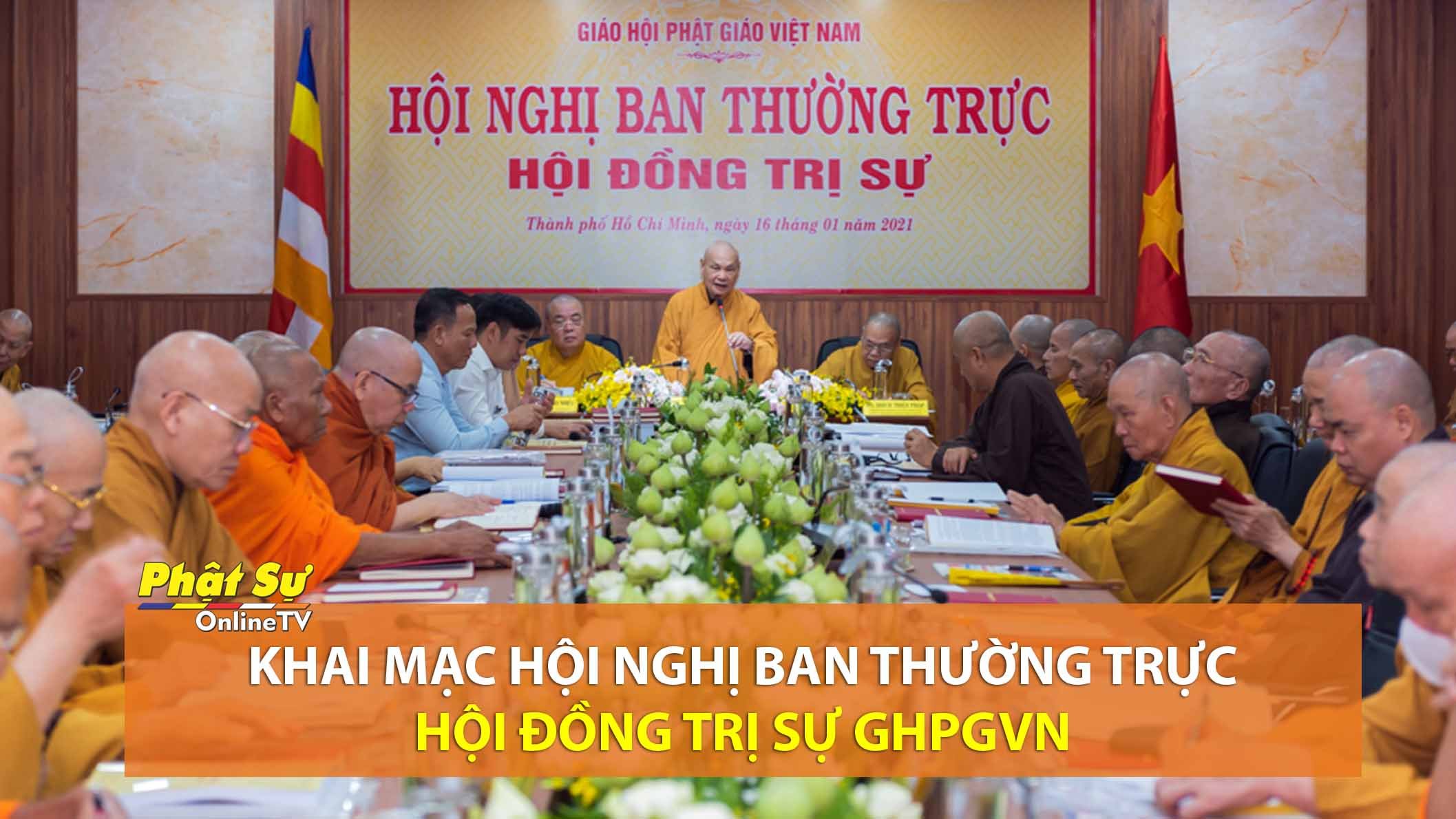 [Video] TP. HCM: Khai mạc Hội nghị Ban Thường trực Hội đồng Trị sự GHPGVN