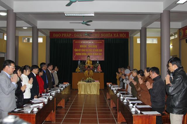 Tuyên Quang: Hội nghị Tổng kết – Triển khai công tác Phật sự năm 2020 – 2021
