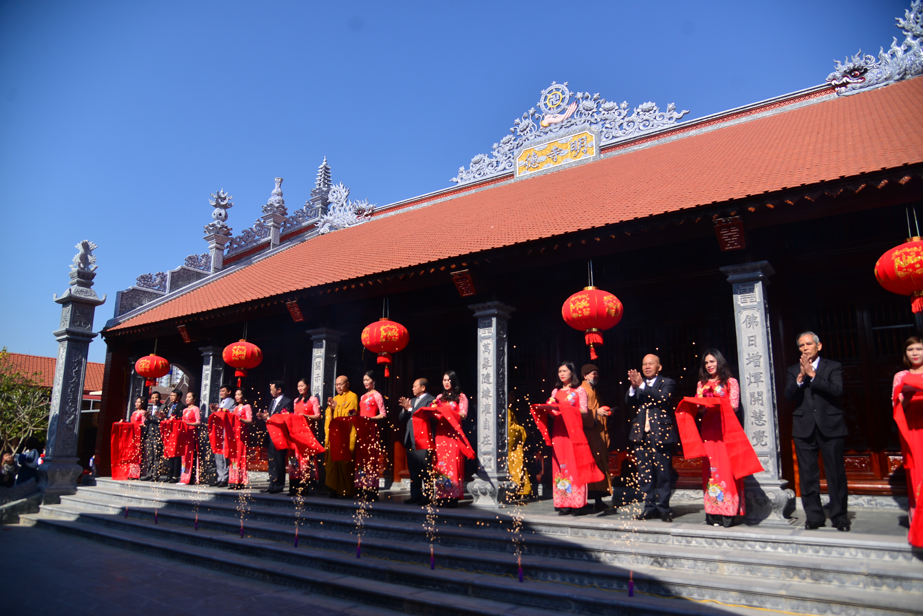 Hải Phòng: Đại lễ cắt băng khánh thành và đúc Đại Hồng Chung tại chùa Đức Hậu