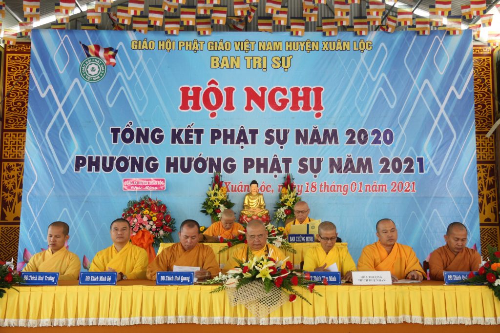 Đồng Nai: Phật giáo huyện Xuân Lộc tổng kết công tác Phật sự năm 2020 và đề ra phương hướng hoạt động năm 2021