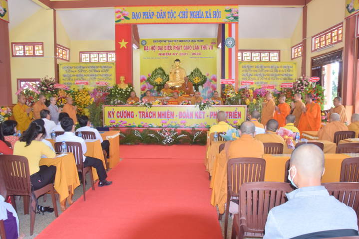 Tây Ninh: Đại hội đại biểu GHPGVN huyện Châu Thành lần thứ VII, nhiệm kỳ 2021 - 2026