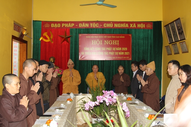 Cao Bằng: Hội nghị Tổng kết – Triển khai công tác Phật sự năm 2020 – 2021