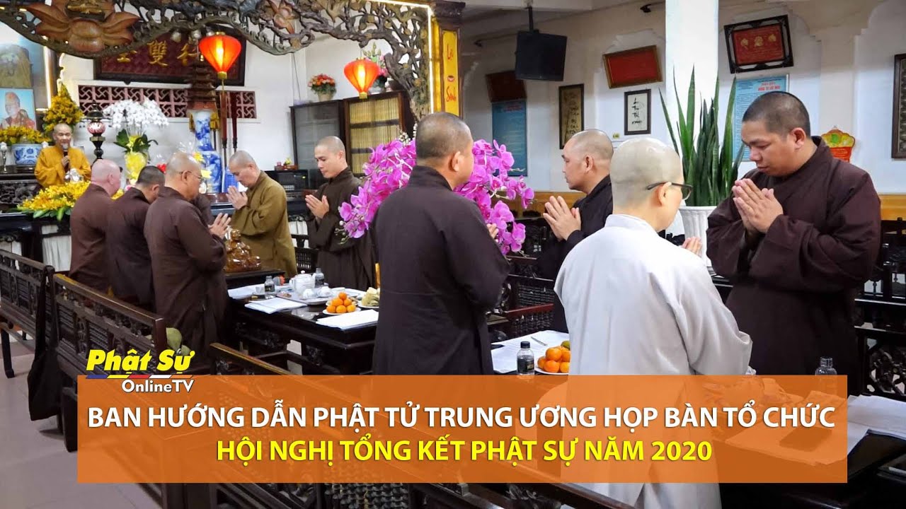 [Video] TP.HCM: Ban hướng dẫn Phật tử Trung ương họp bàn tổ chức Hội nghị tổng kết Phật sự năm 2020