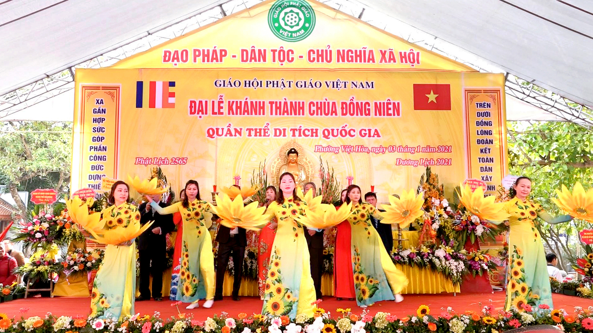 Hải Dương: Lễ khánh thành chùa Đồng Niên