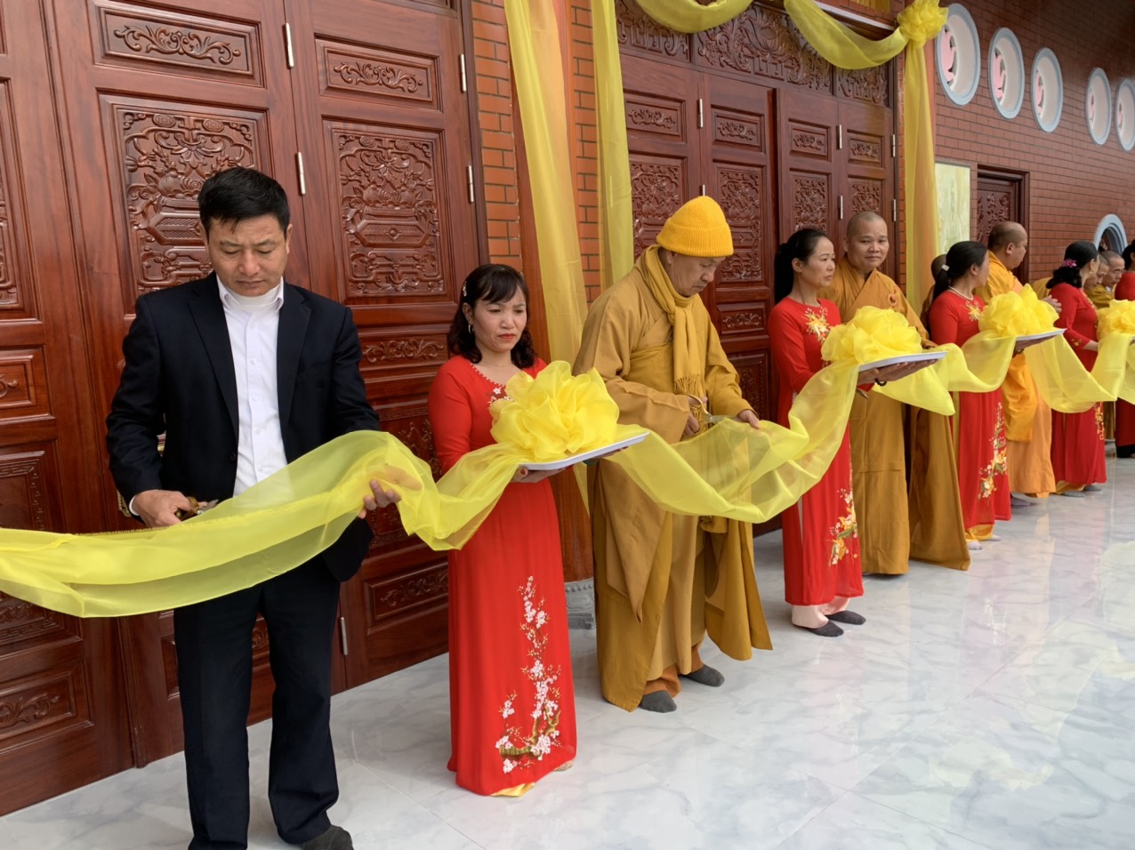 Bắc Giang: Đại lễ cắt băng khánh thành và an vị Phật