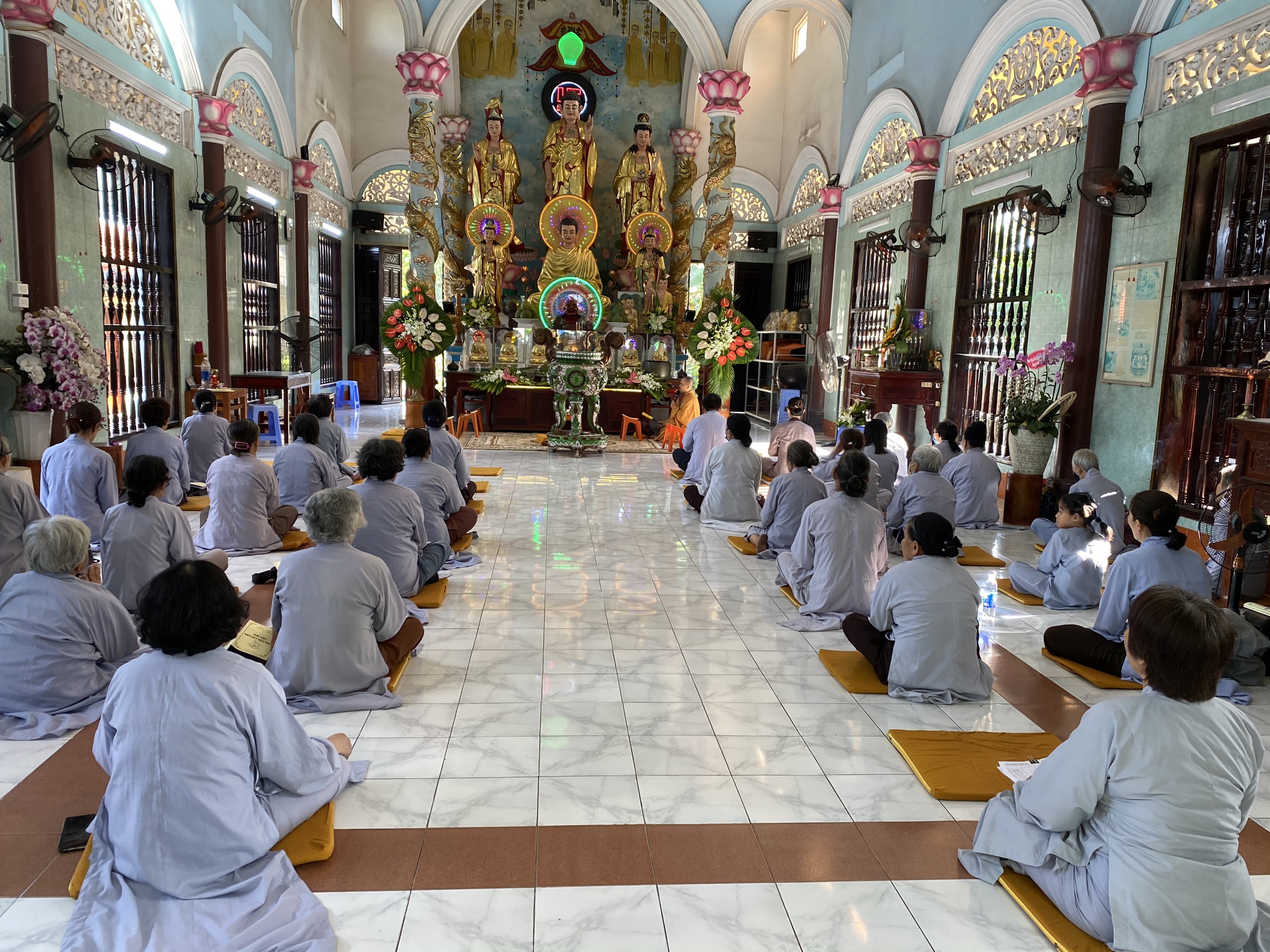 Đồng Nai: Chùa Tam Bảo tổ chức khoá tu niệm Phật một ngày lần thứ 5