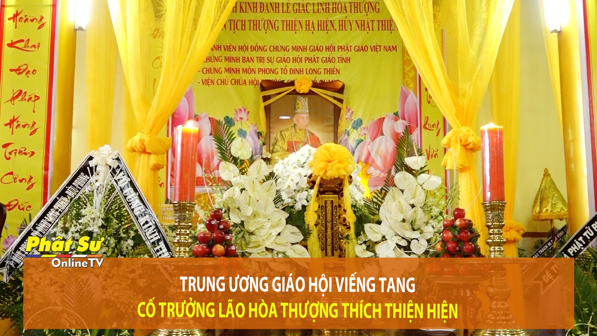 [Video] Đồng Nai: Trung ương Giáo hội viếng tang cố Trưởng lão Hòa thượng Thích Thiện Hiện