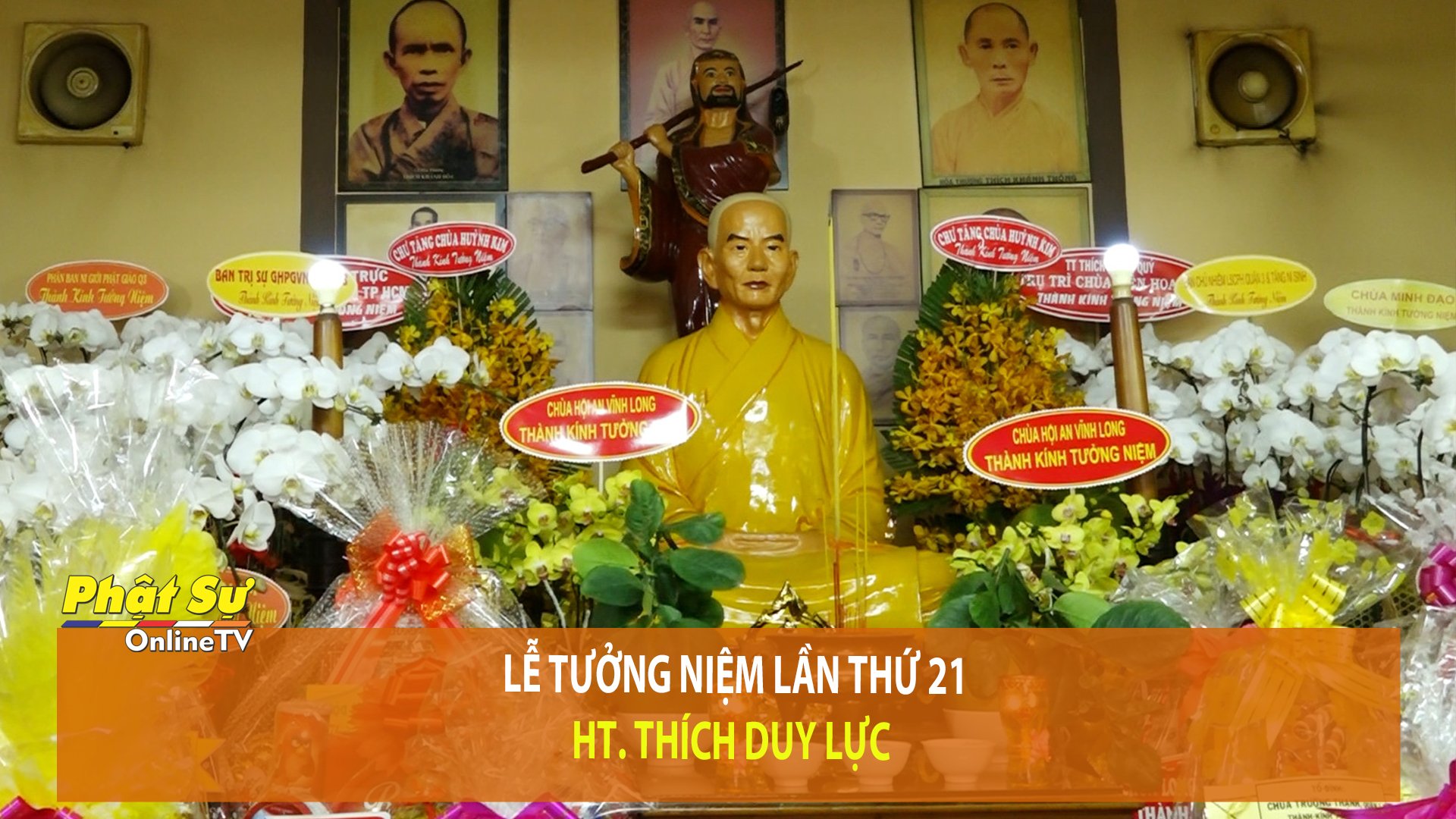 [Video] TP.HCM: Lễ tưởng niệm lần thứ 21 Hòa thượng Thích Duy Lực