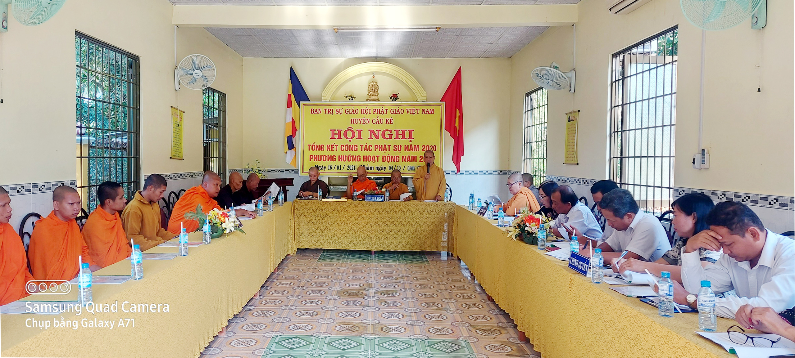 Trà Vinh: Hội nghị tổng kết công tác Phật sự năm 2020 của BTS Phật giáo huyện Cầu Kè