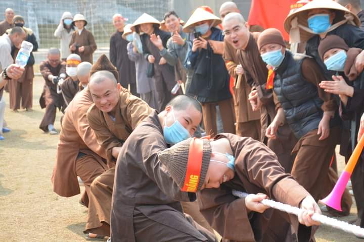 Hà Nội: Học viện Phật giáo Việt Nam tổ chức Hội thao chào mừng ngày Phật thành đạo