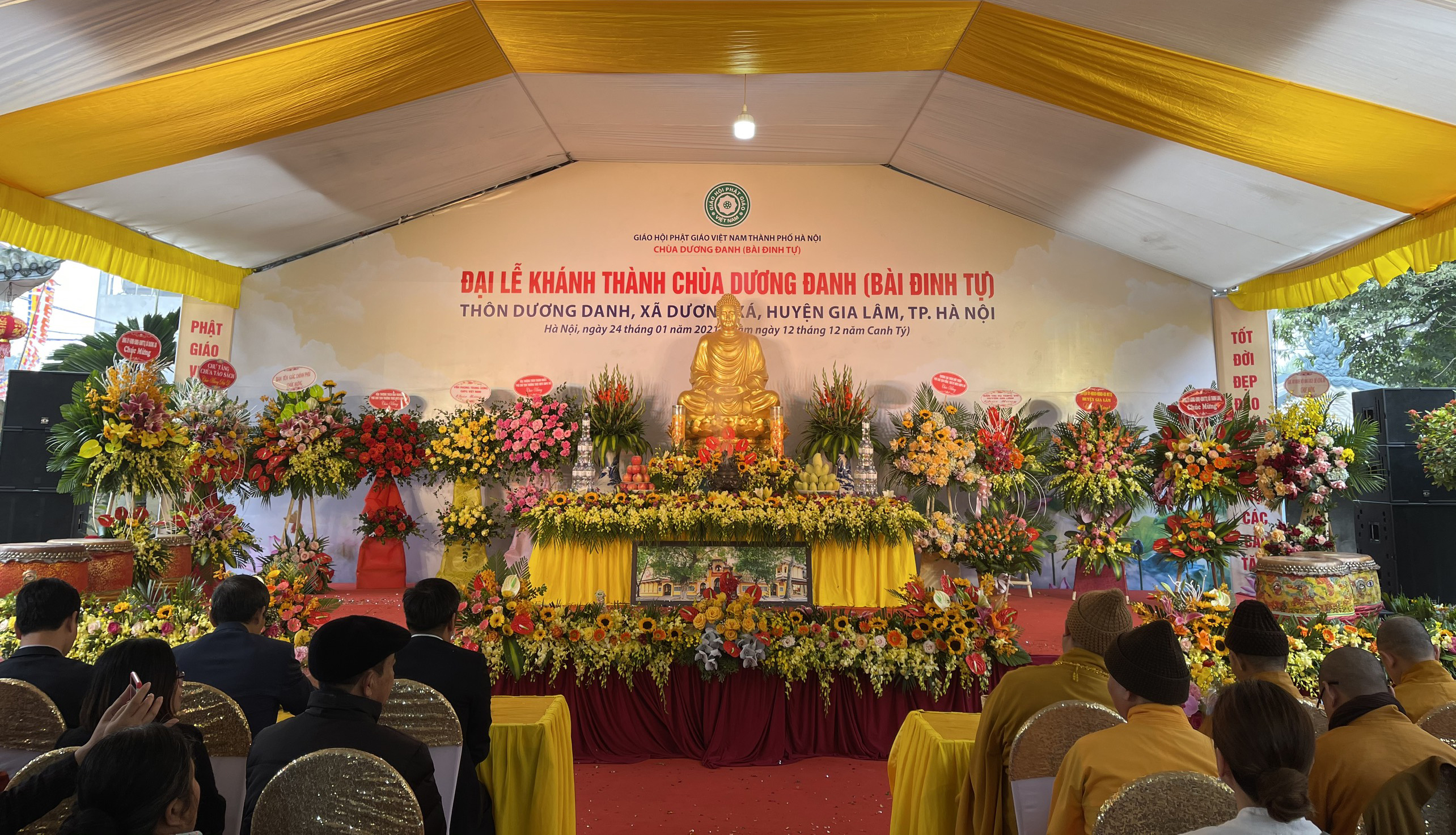 Hà Nội: Lễ khánh thành chùa Dương Đanh (Bái Đinh Tự)