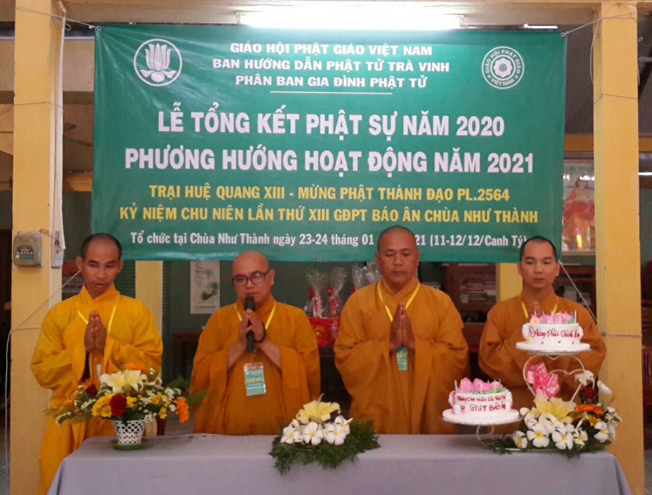 Trà Vinh: Phân ban GĐPT tỉnh tổng kết Phật sự năm 2020 và phương hướng hoạt động năm 2021