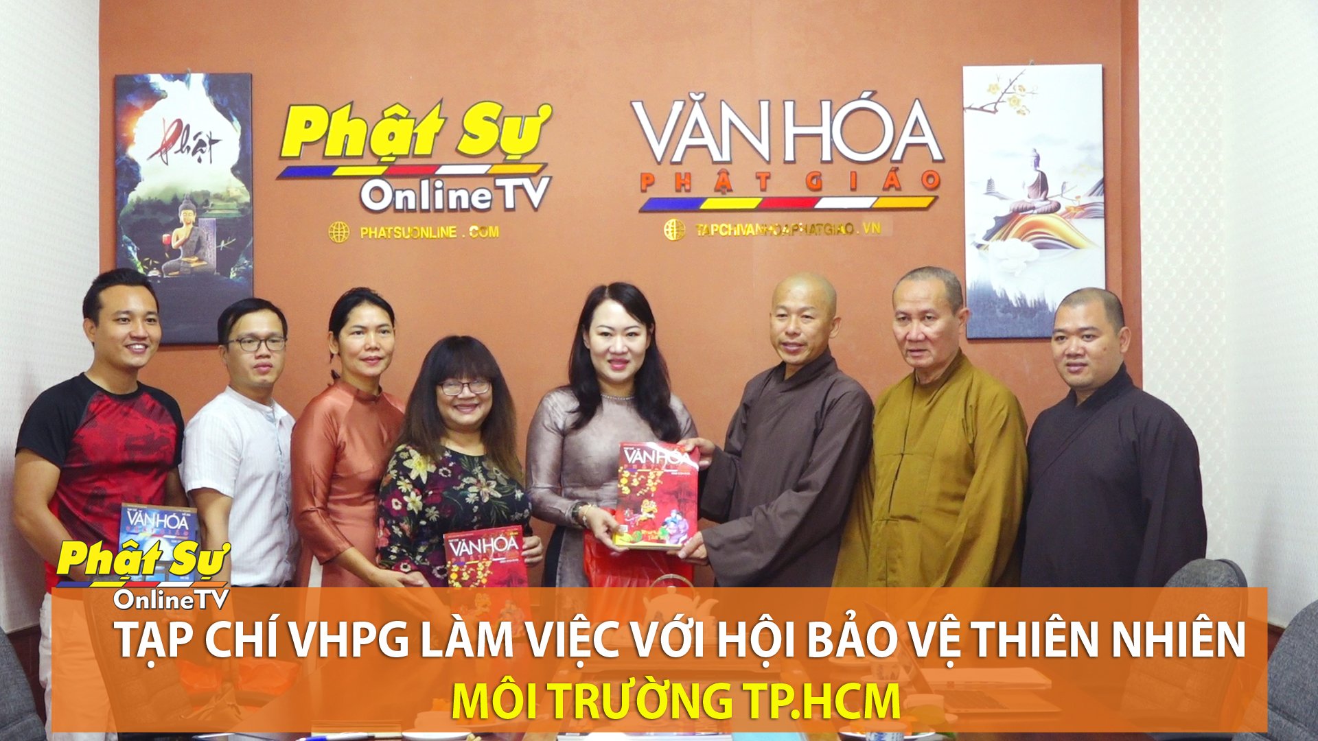 [Video] TP.HCM: Tạp chí VHPG làm việc với Hội Bảo vệ Thiên nhiên Môi trường TP. HCM