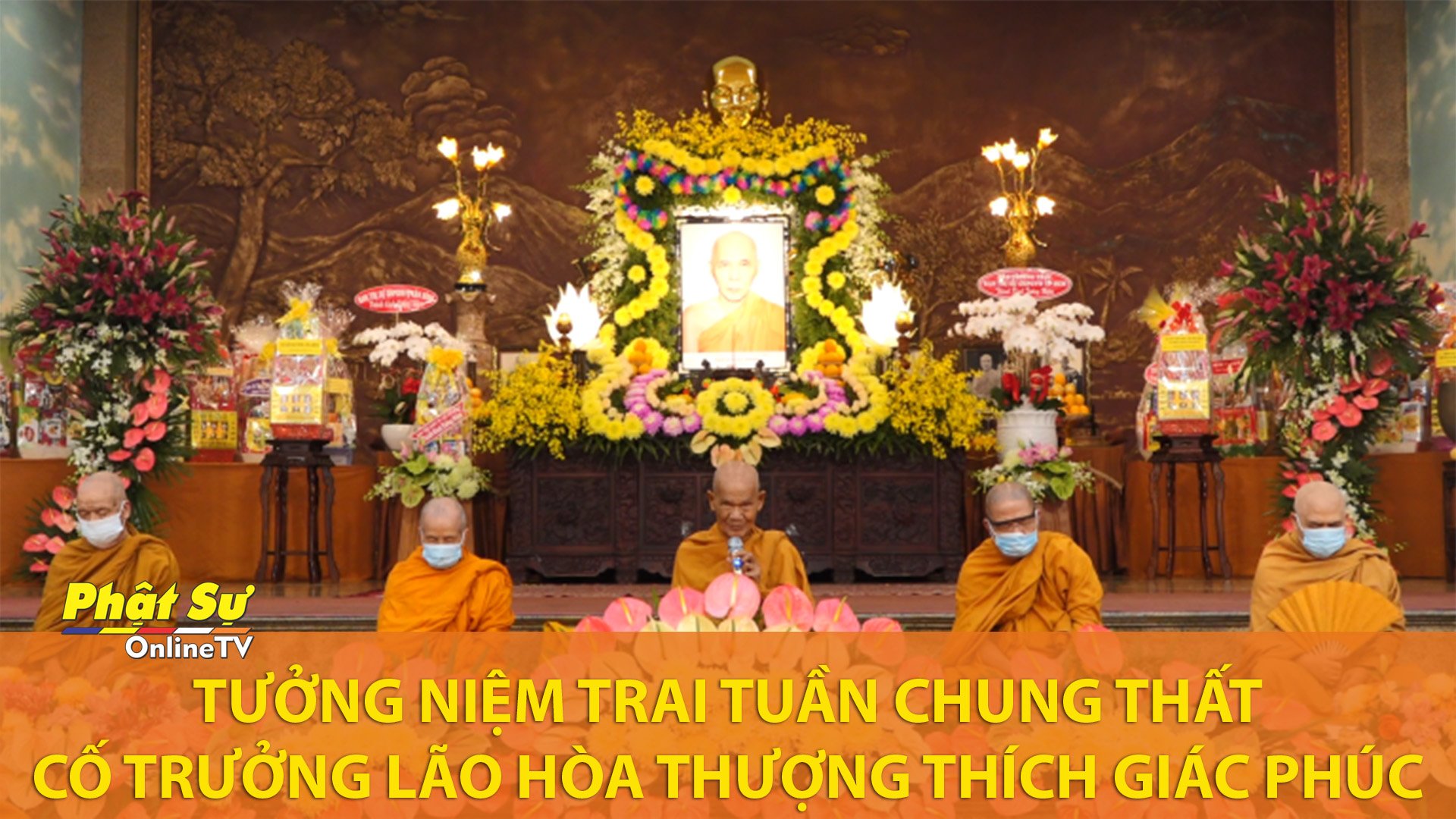 [Video] TP.HCM: Tưởng niệm Trai tuần chung thất cố Trưởng lão Hòa thượng Thích Giác Phúc