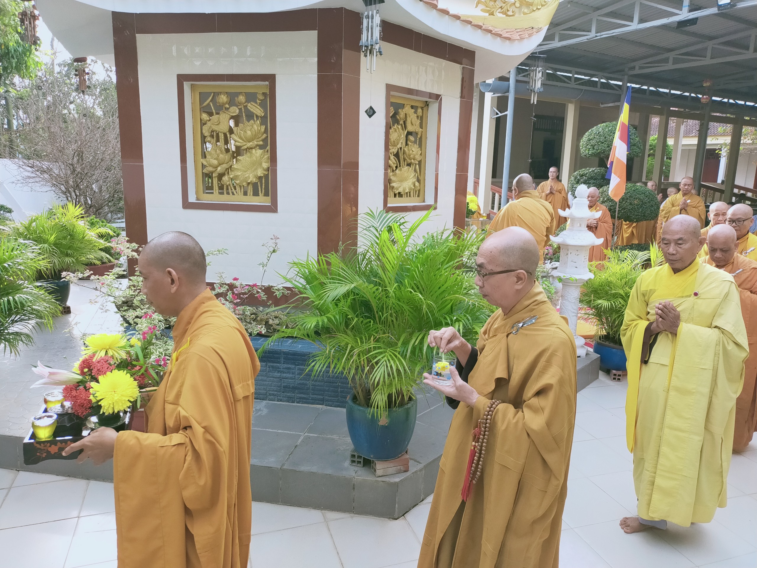 Bến Tre: Lễ tảo Tháp tưởng niệm chư vị Hòa thượng khai sơn tạo tự chùa Tiên Đài, chùa Phật Nhựt, chùa Bửu Tạng