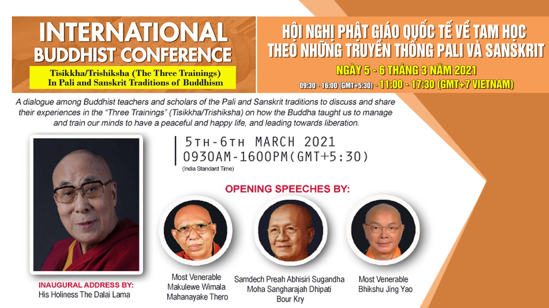 Hội nghị Phật giáo quốc tế về Tam học theo những truyền thống Pali và Sanskrit