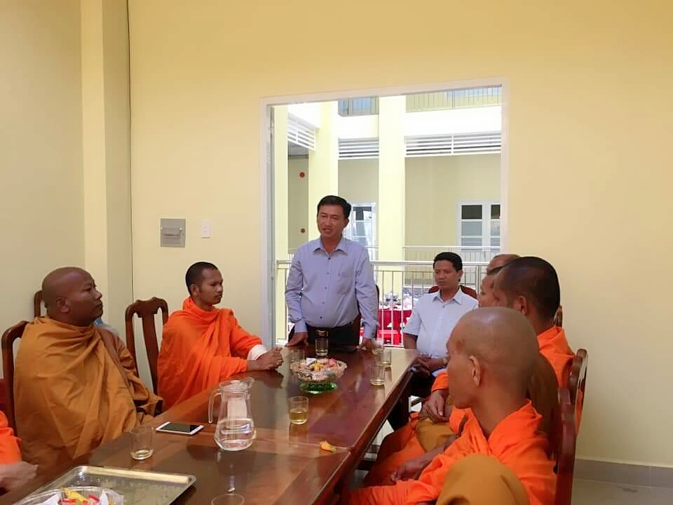 Trà Vinh: Thường trực Hội ĐKSSYN huyện Duyên hải thăm, chúc Tết Tân Sửu lãnh đạo chính quyền