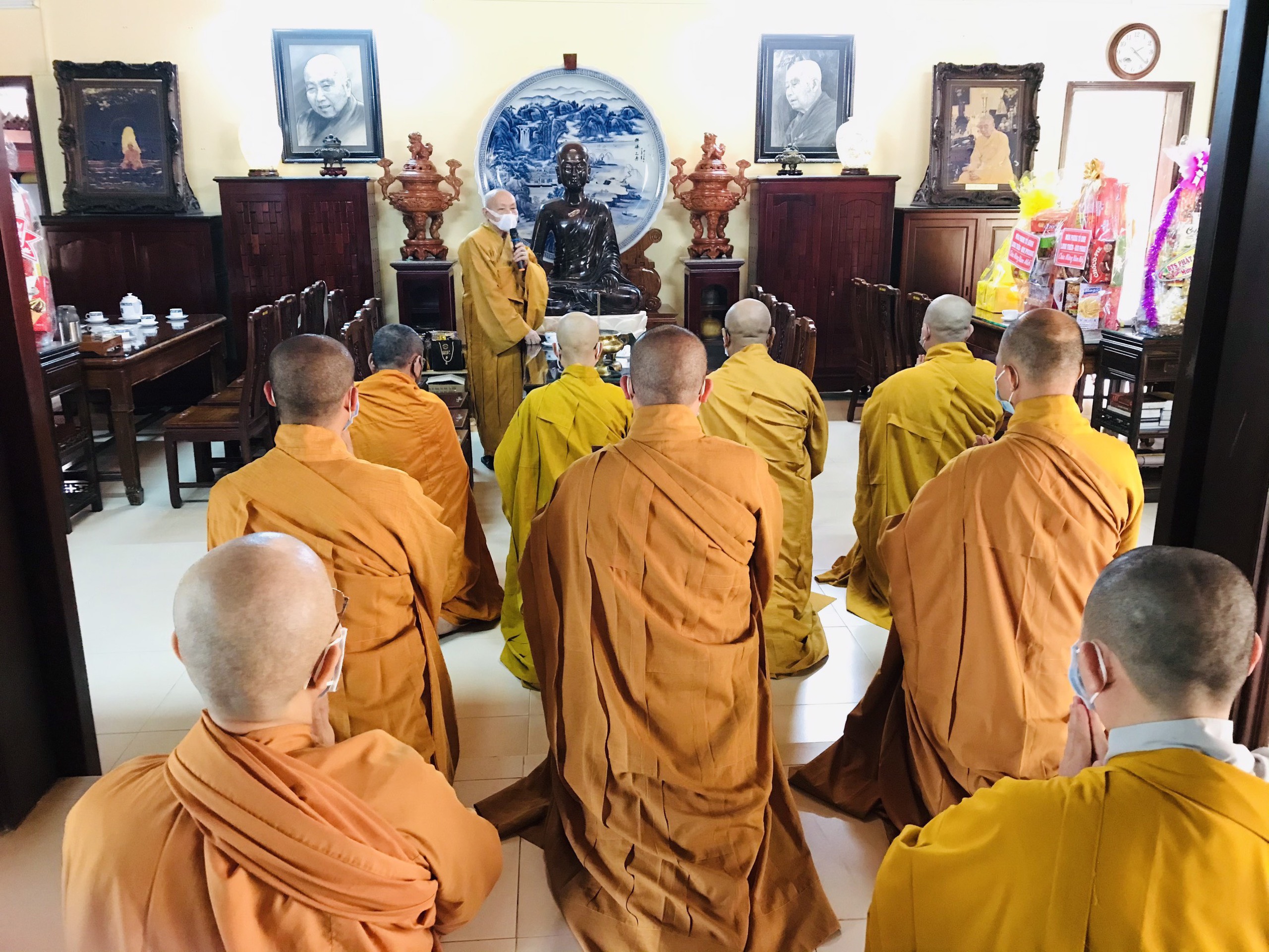 Đồng Nai: Thường trực BTS GHPGVN tỉnh đảnh lễ và chúc Tết chư tôn đức Giáo phẩm