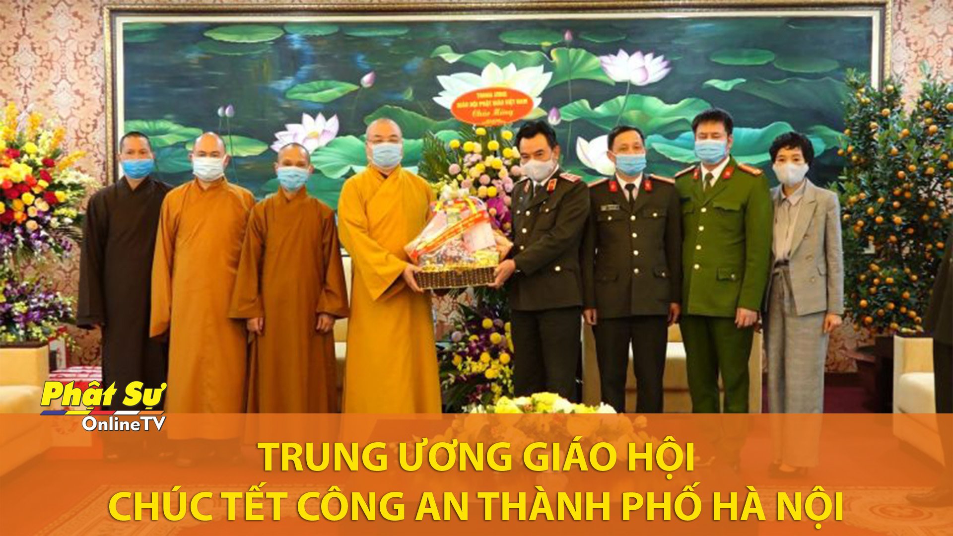 [Video] Trung ương Giáo hội chúc Tết Công an thành phố Hà Nội