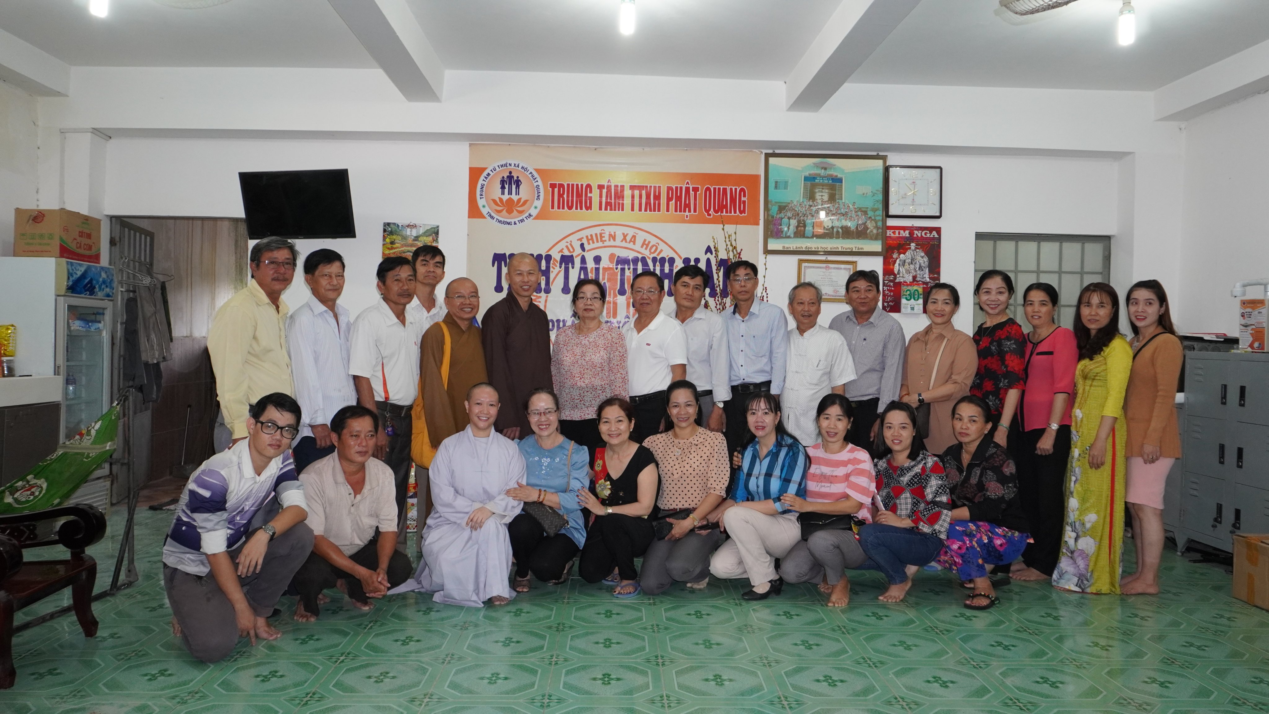 Kiên Giang: Ấm áp buổi họp mặt tất niên tại Trung tâm TTXH Phật Quang