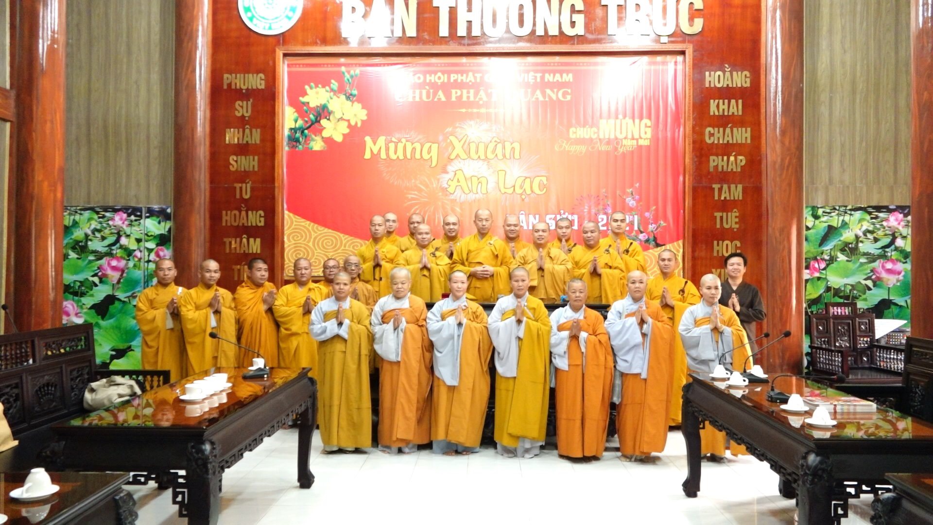 Kiên Giang: Tông môn Phật Quang, Phật tử khánh tuế TT. Thích Minh Nhẫn nhân dịp xuân Tân Sữu - 2021