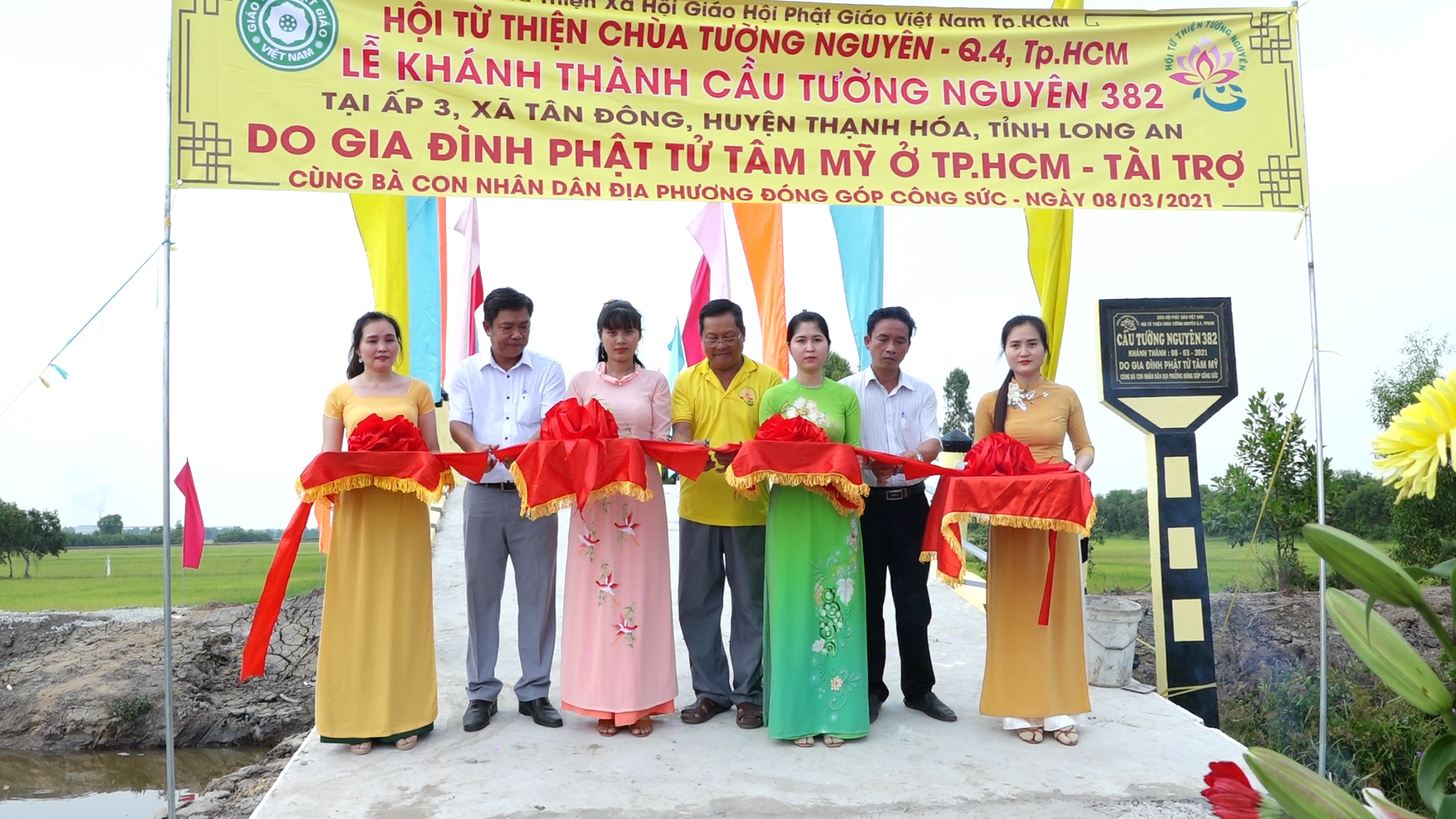 Hội từ thiện Tường Nguyên khánh thành và bàn giao cầu giao thông nông thôn tại Long An và Tiền Giang