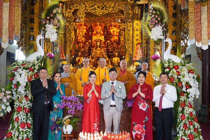 Hà Nội: Trang nghiêm lễ hằng thuận tại chùa Tăng Phúc