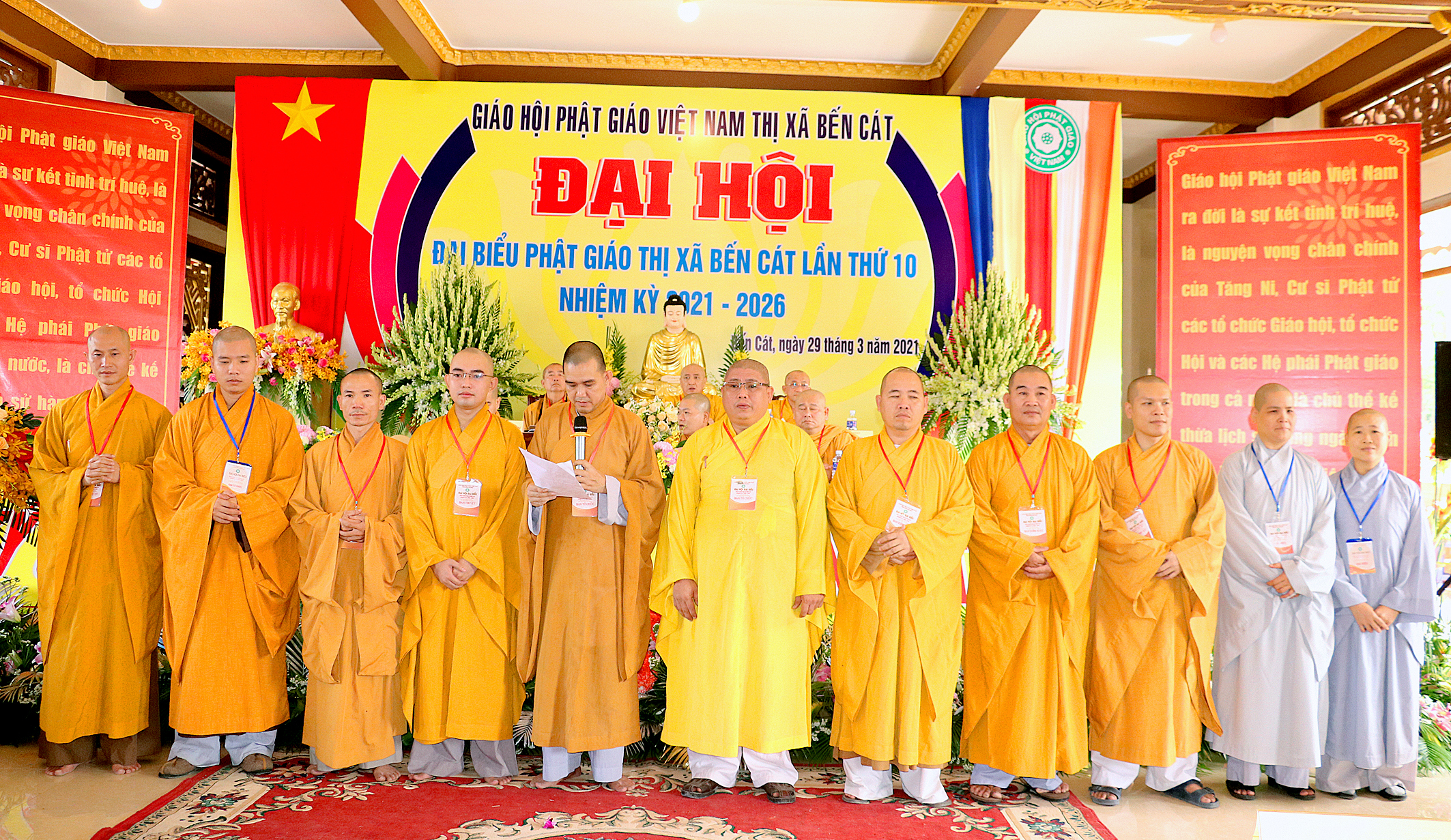Bình Dương: Đại hội Đại biểu Phật giáo thị xã Bến Cát lần X nhiệm kỳ 2021 – 2026