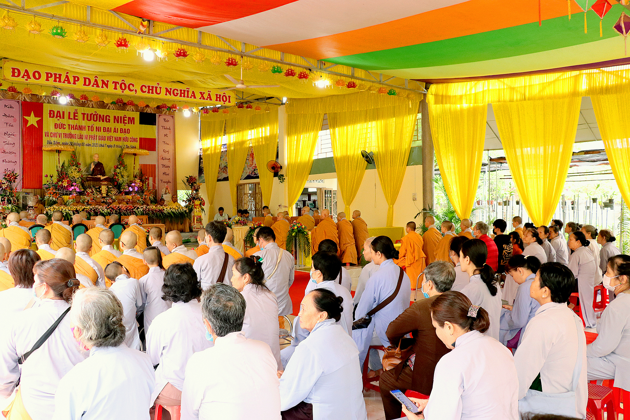 Bình Dương: Trang nghiêm lễ giỗ đức Thánh tổ Kiều Đàm Di