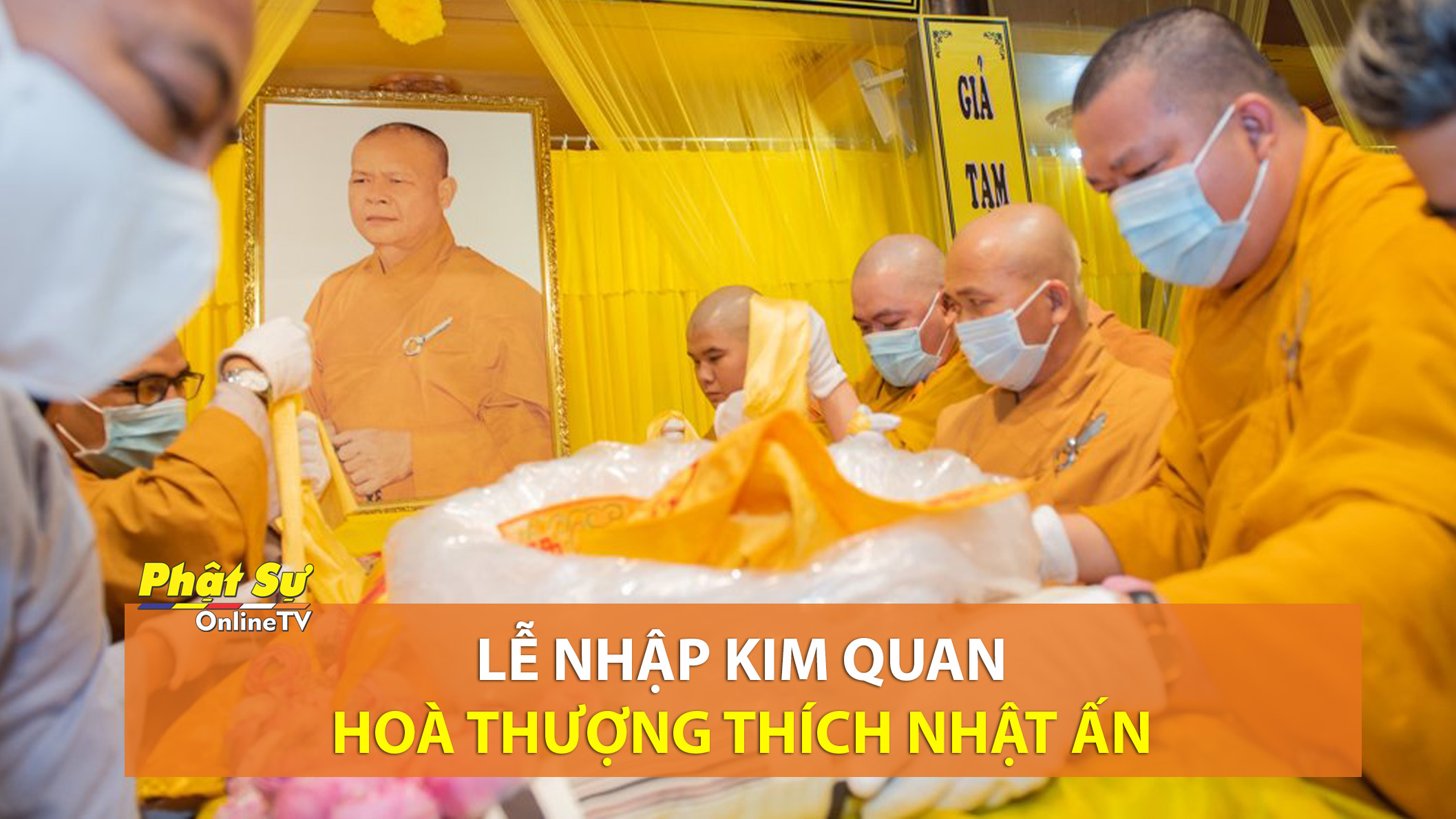 [Video] TP.HCM: Lễ nhập kim quan Hoà thượng Thích Nhật Ấn