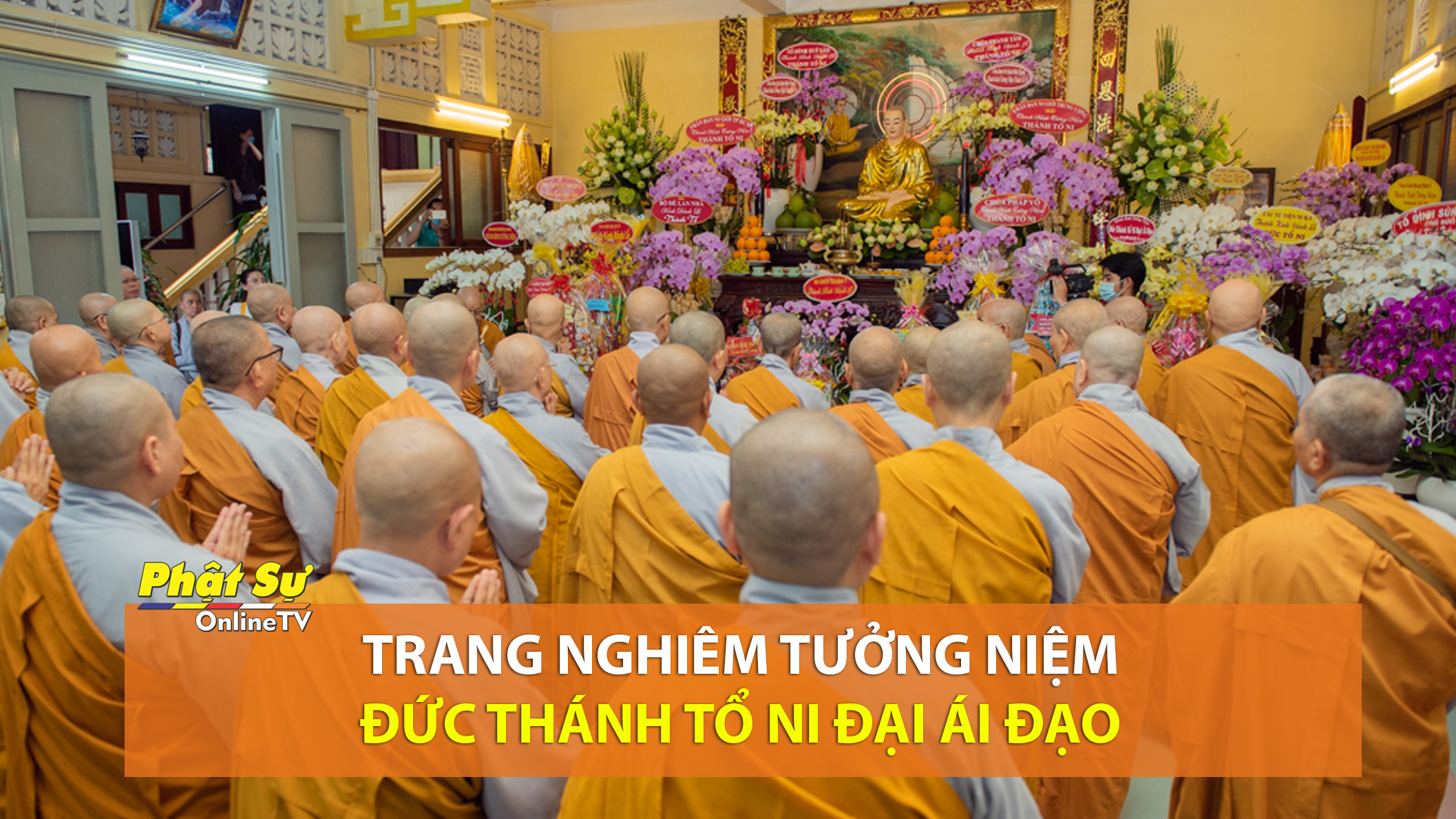 [Video] TP.HCM: Trang nghiêm tưởng niệm Đức Thánh tổ Ni Đại Ái Đạo