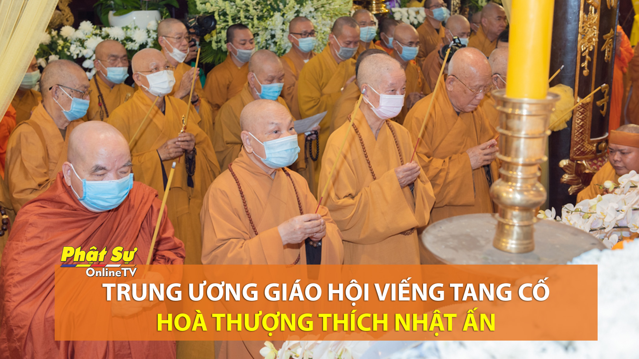 [Video] Trung ương Giáo hội viếng tang cố Hoà thượng Thích Nhật Ấn