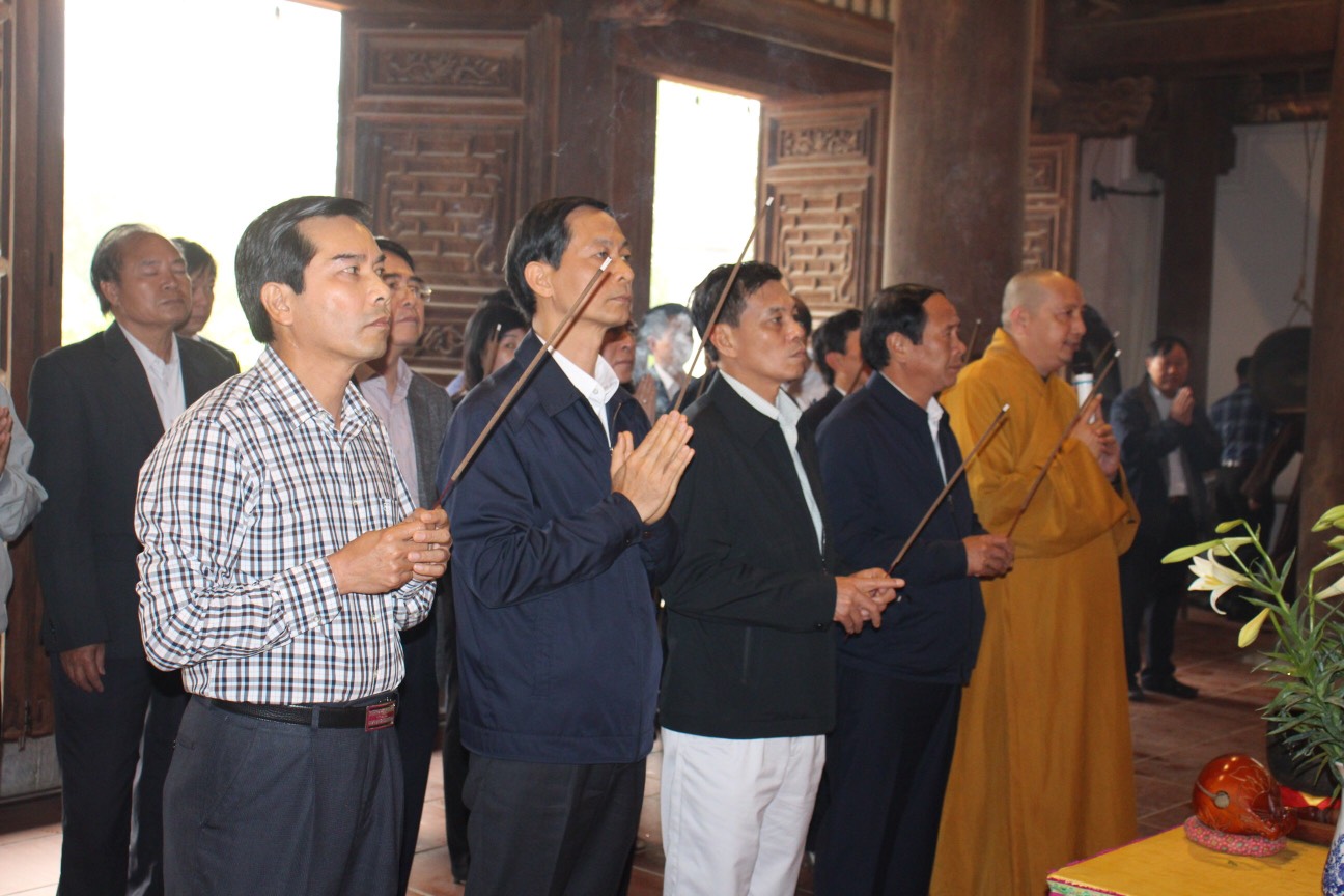 Hải Phòng: Phật giáo huyện Tiên Lãng tưởng niệm 41 năm ngày mất của Chủ tịch nước Tôn Đức Thắng