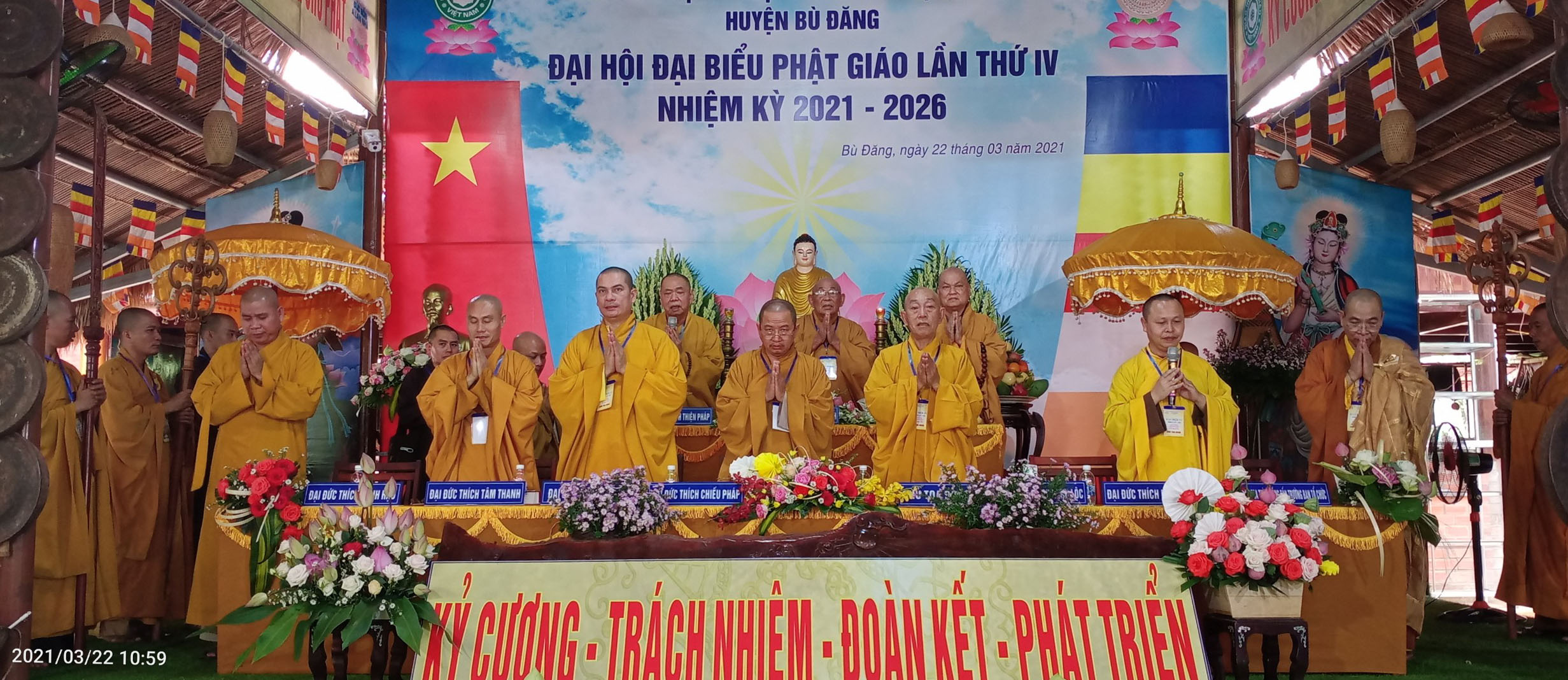 Bình Phước: Đại hội Đại biểu Phật giáo huyện Bù Đăng lần thứ IV, nhiệm kỳ 2021-2026