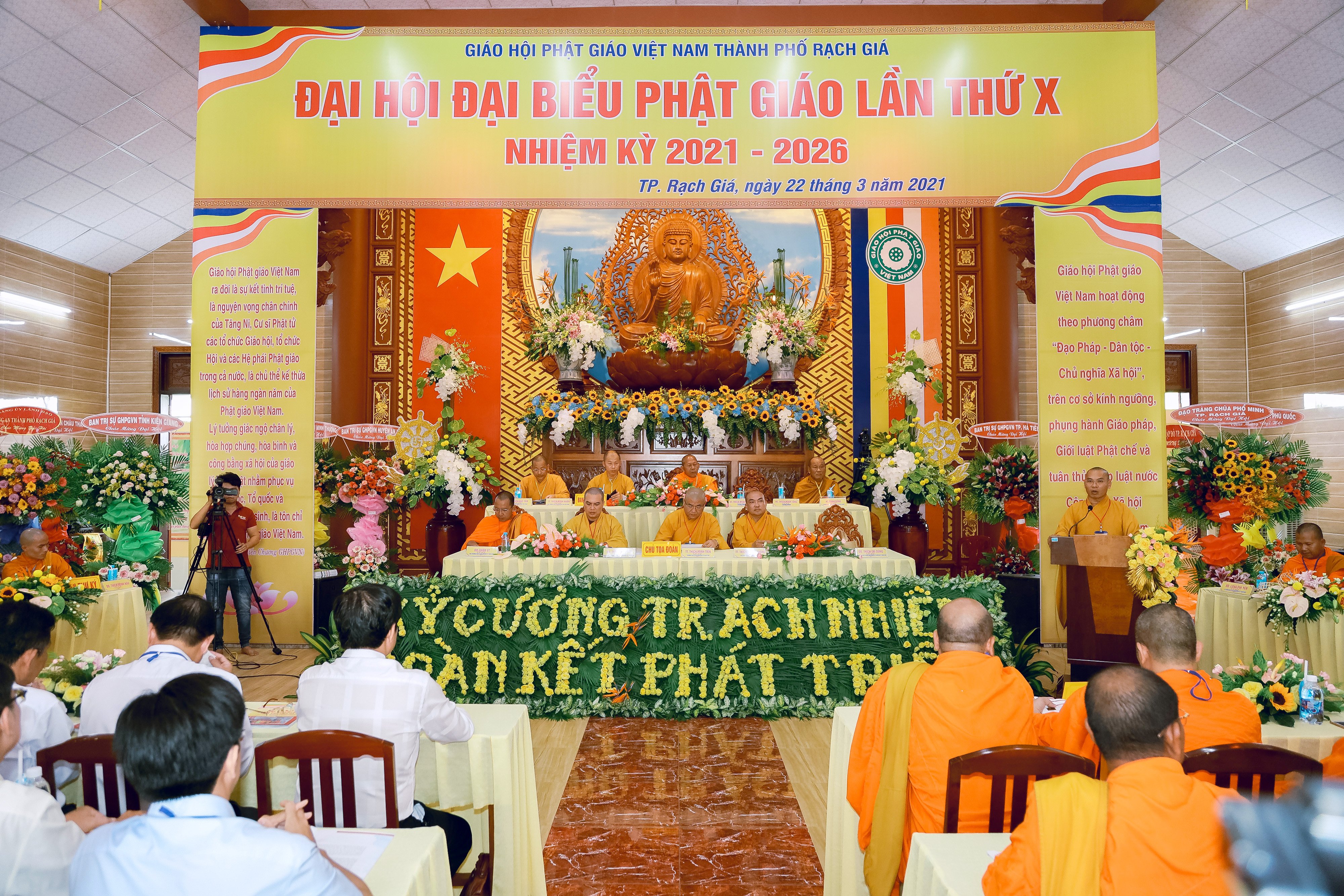 Đại hội Đại biểu Phật giáo TP.Rạch Giá lần thứ X, nhiệm kỳ 2021-2026