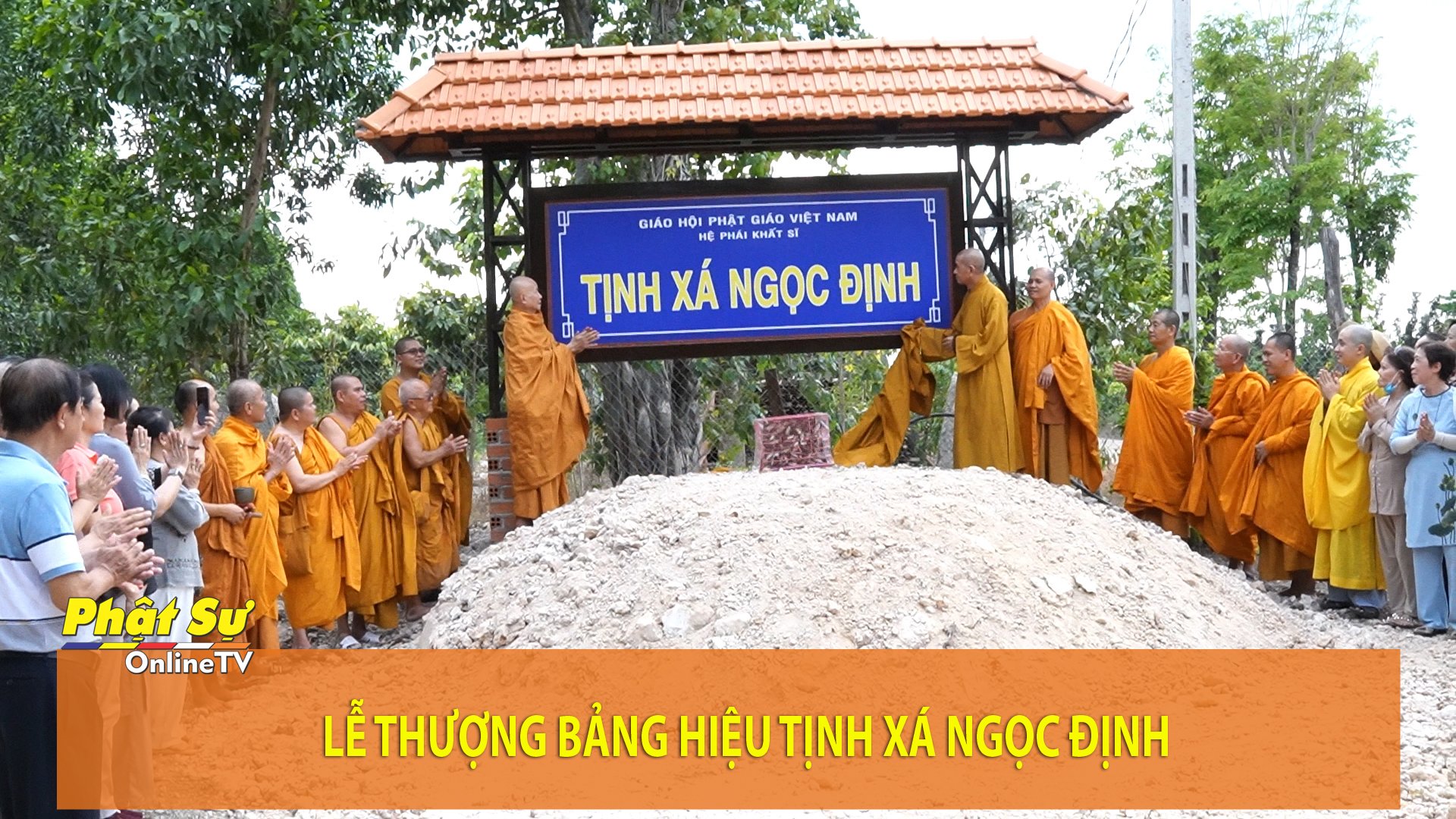 [Video] Bình Dương: Lễ thượng bảng hiệu Tịnh xá Ngọc Định
