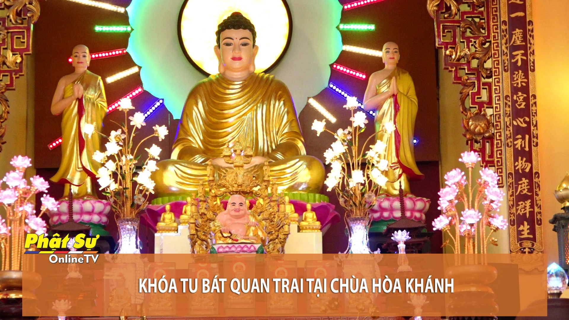 [Video] TP.HCM: Khóa tu Bát quan trai tại chùa Hòa Khánh