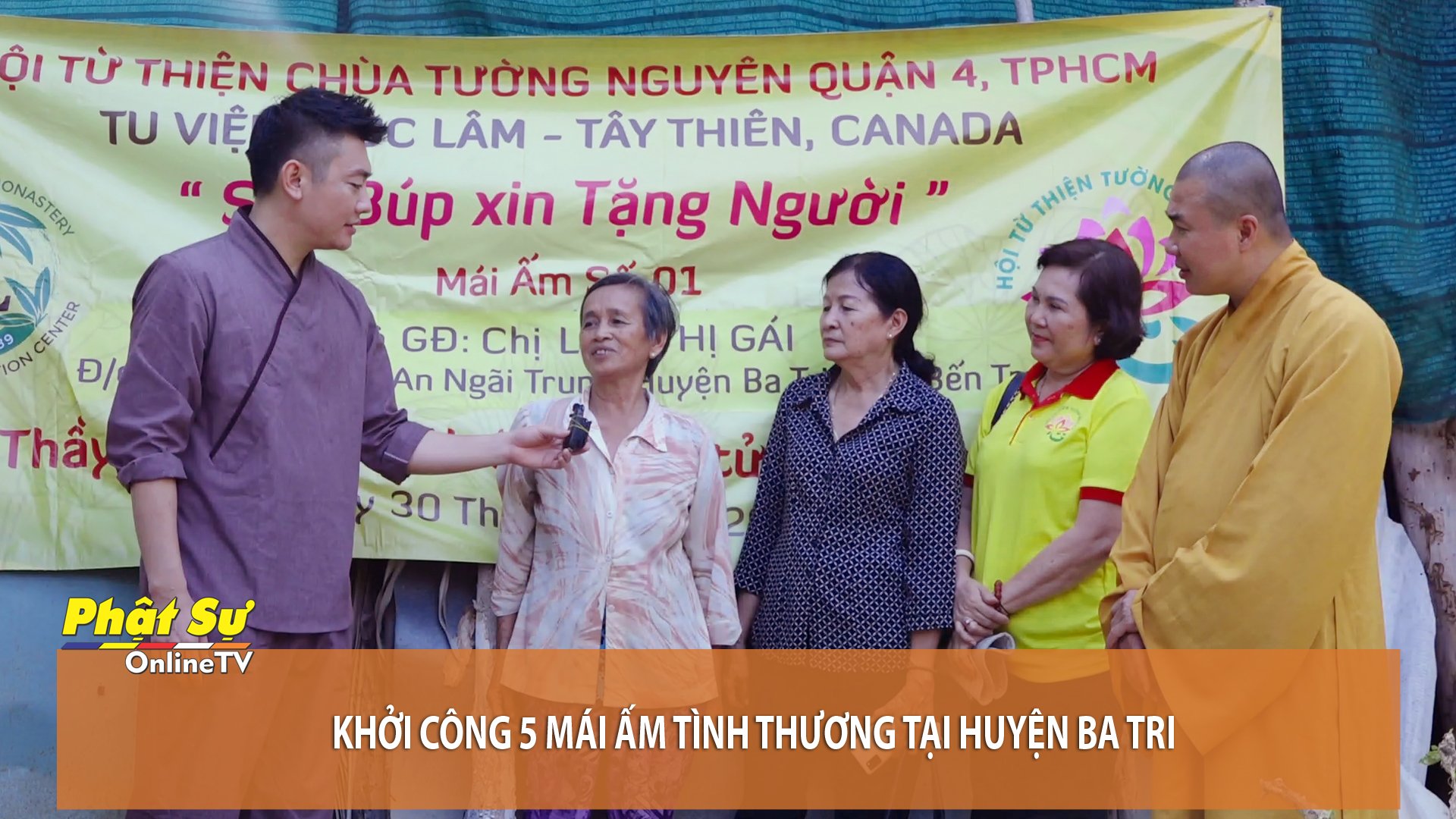 [Video] BẾN TRE: KHỞI CÔNG 5 MÁI ẤM TÌNH THƯƠNG TẠI HUYỆN BA TRI