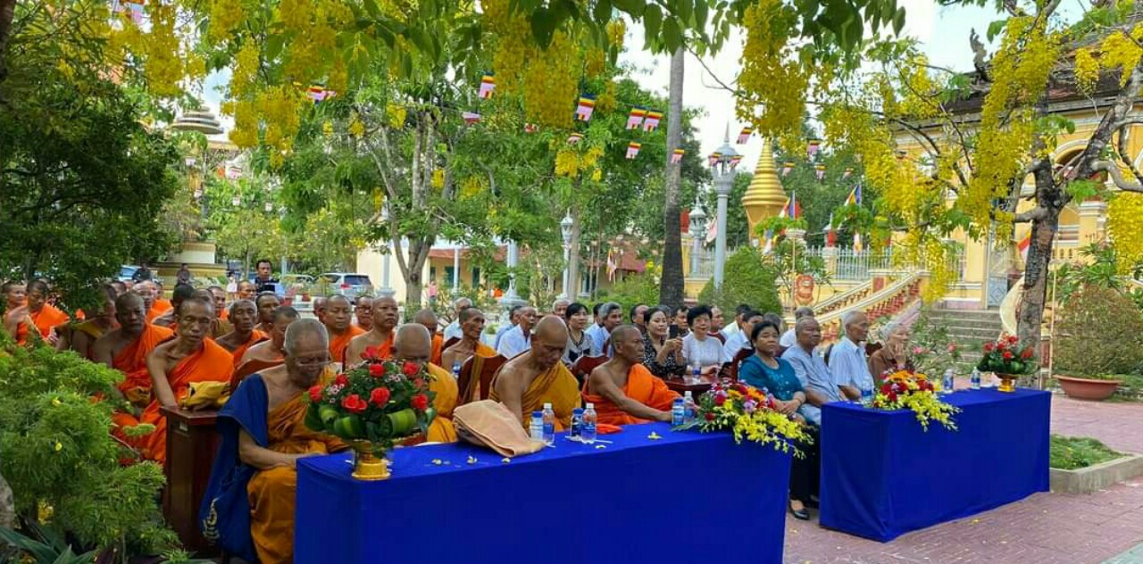 Trà Vinh: Hội ĐKSSYN tỉnh trang nghiêm tổ chức Lễ Phật đản PL.2565