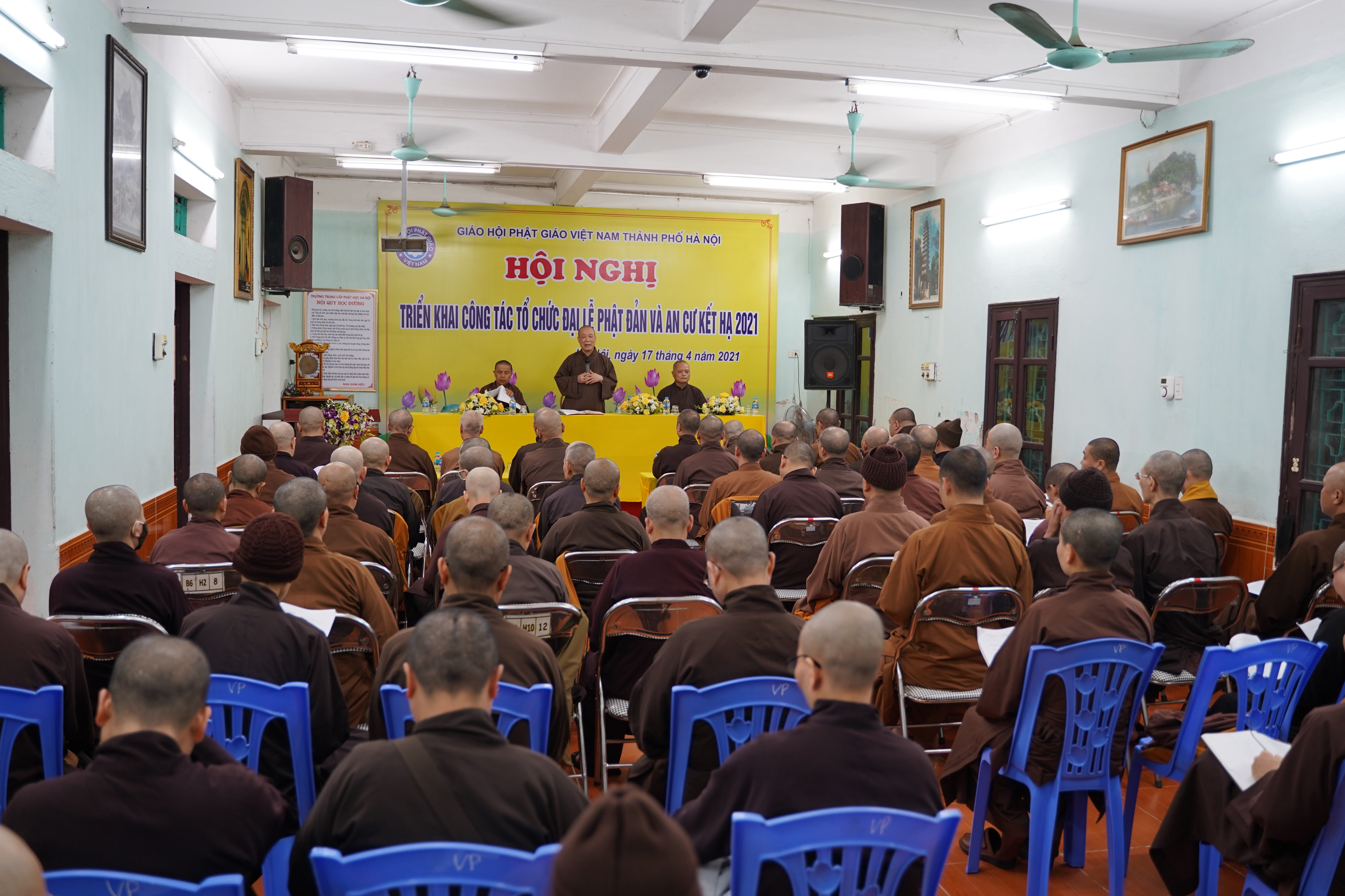 Hà Nội: BTS GHPGVN thành phố họp triển khai công tác tổ chức Đại lễ Phật đản và An cư kiết hạ PL.2565 – DL.2021