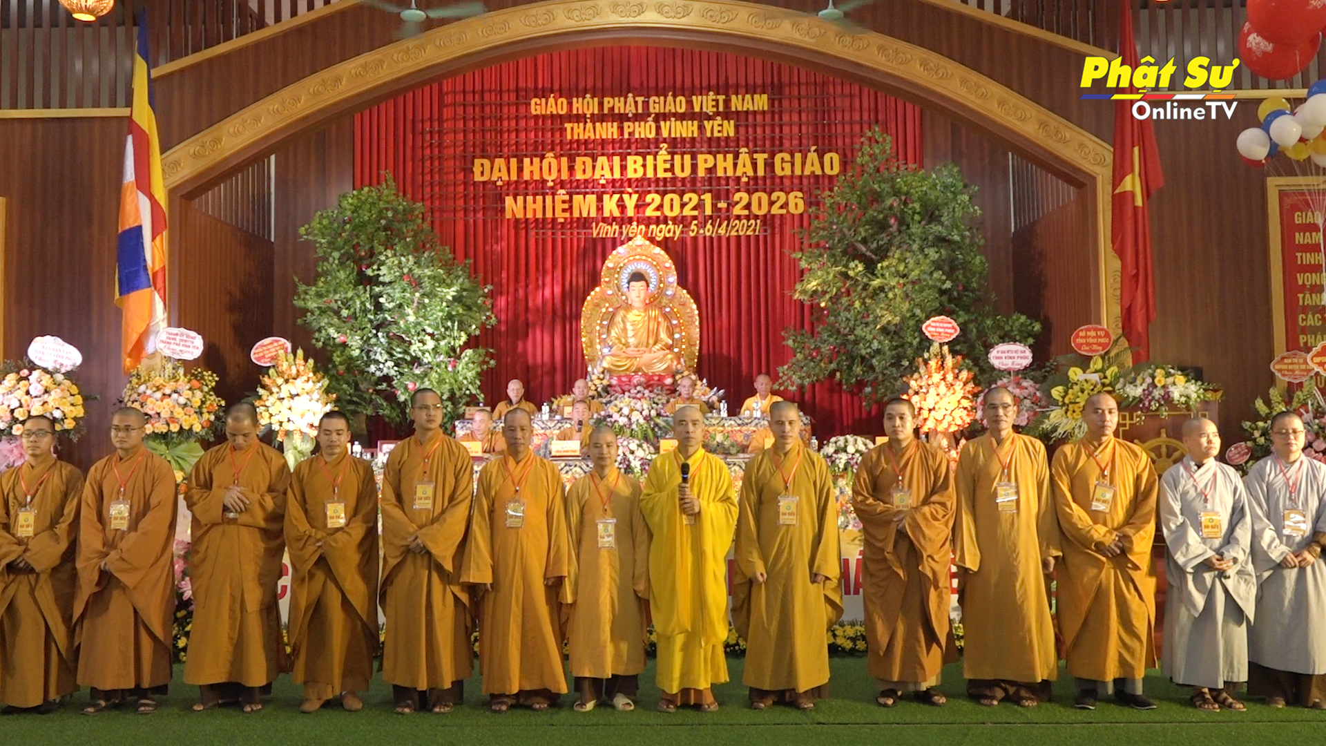 [Video] Vĩnh Phúc: Đại hội Đại biểu Phật giáo thành phố Vĩnh Yên nhiệm kỳ 2021 – 2026