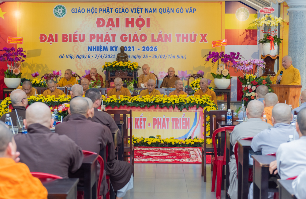 TP.HCM: Phiên trù bị Đại hội đại biểu Phật giáo quận Gò Vấp lần thứ X