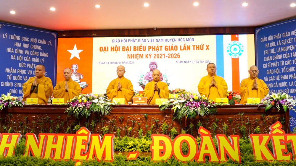 TP.HCM: Phiên trù bị Đại hội đại biểu Phật giáo huyện Hóc Môn lần thứ X
