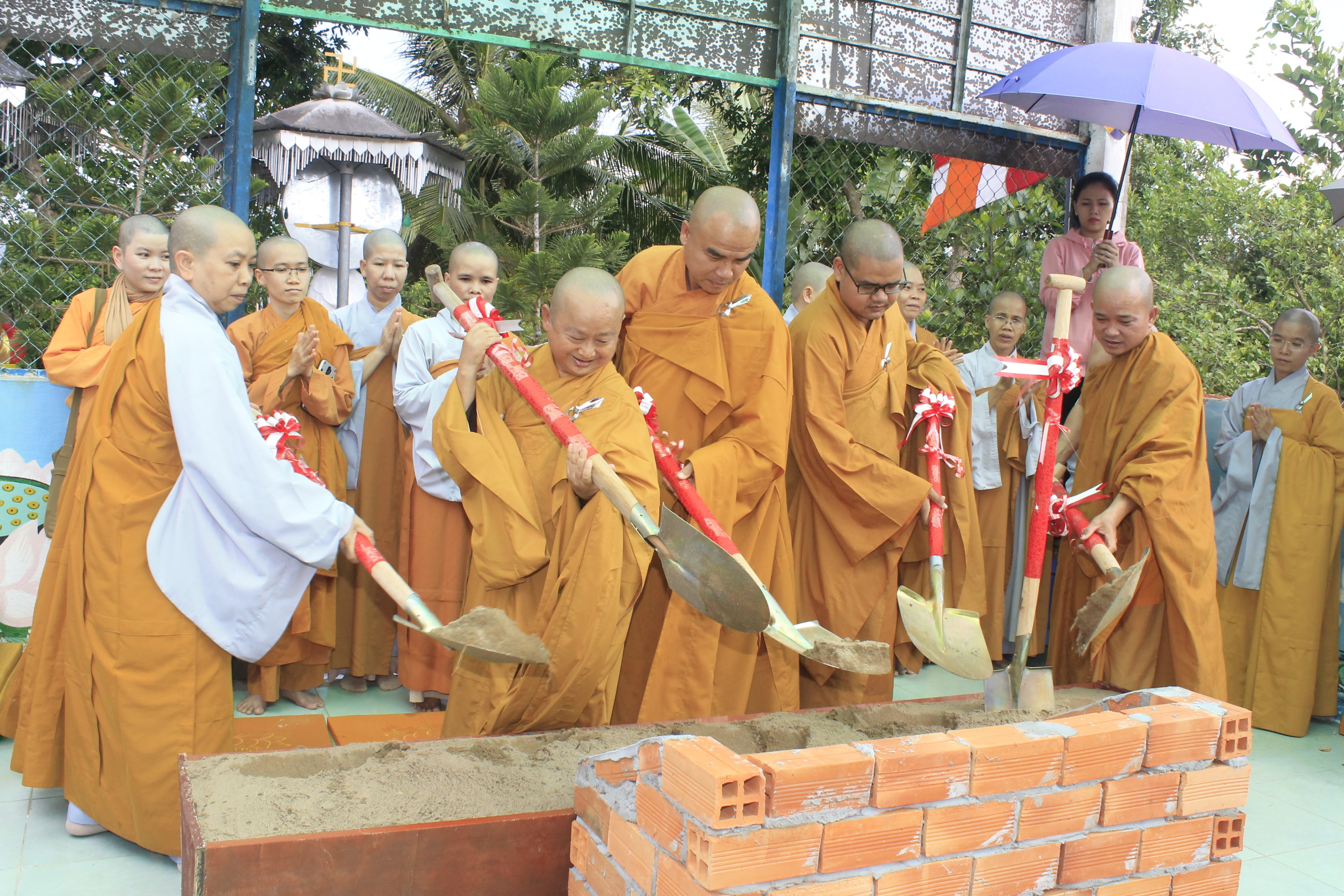 Đồng Tháp: Lễ khởi công động thổ xây dựng chùa Quan Âm