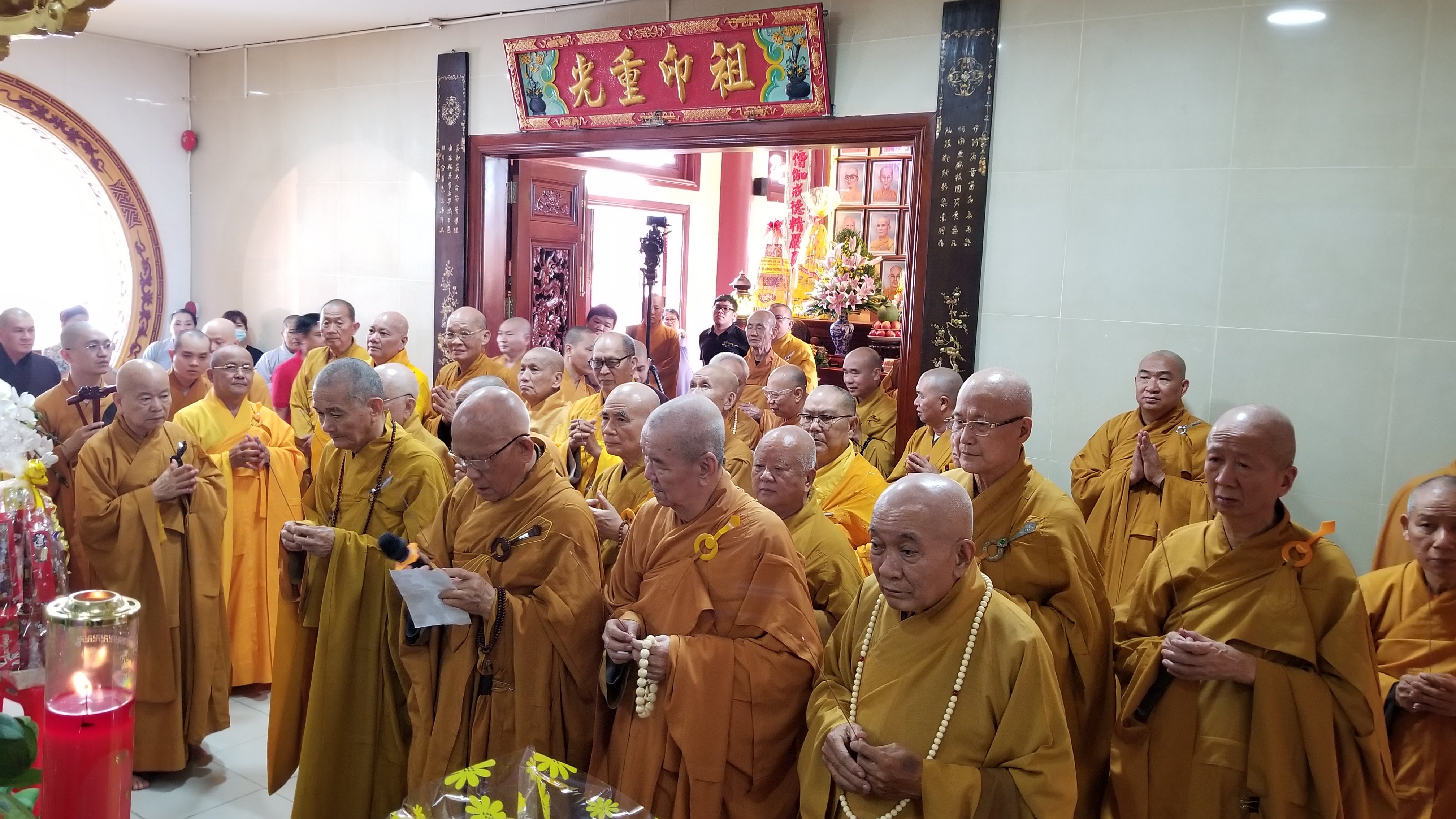 TP.HCM: Lễ húy kỵ lần thứ 26 cố Hòa thượng Thượng Nhựt Hạ Minh tại Tổ đình Linh Sơn