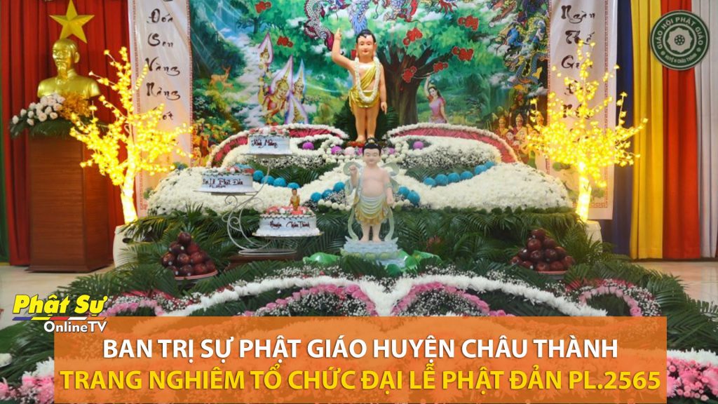 [Video] Trà Vinh: BTS Phật giáo huyện Châu Thành trang nghiêm tổ chức Đại lễ Phật Đản PL.2565